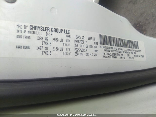 2C4RC1HG9ER108989 Chrysler Town & Country S