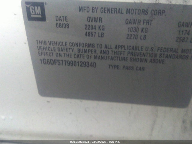 1G6DF577990129340 Cadillac CTS