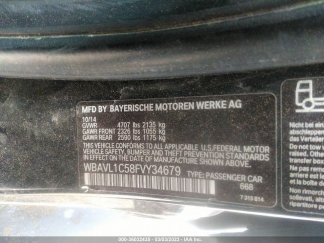 WBAVL1C58FVY34679 BMW X1 Xdrive28i