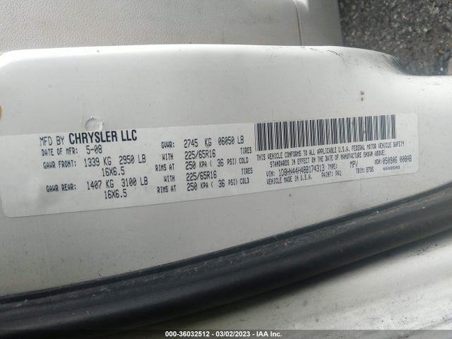 Dodge Grand Caravan Se 2008 1D8HN44H48B174313 Image 10