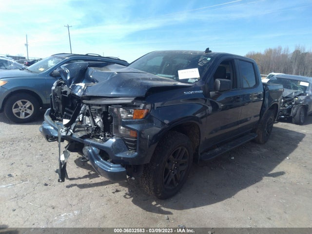 Chevrolet Silverado 1500 Custom 2022 1GCPDBEK0NZ591345 Image 2