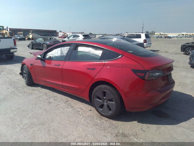2022 TESLA MODEL 3 LONG RANGE VIN: 5YJ3E1EB7NF178401