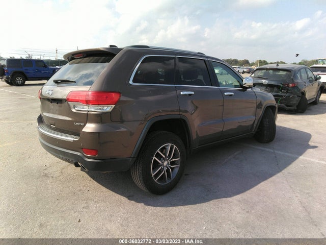2018 JEEP GRAND CHEROKEE LIMITED VIN: 1C4RJEBG0JC140707