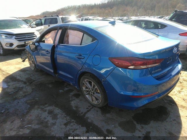 2018 HYUNDAI ELANTRA LIMITED VIN: 5NPD84LF0JH272246