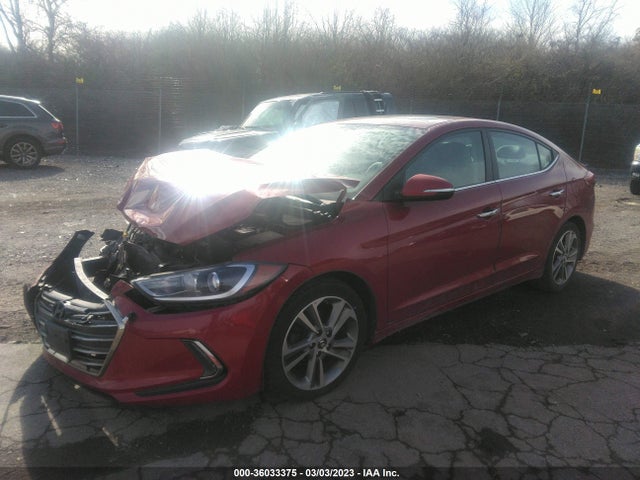 2017 HYUNDAI ELANTRA LIMITED VIN: KMHD84LF2HU195276