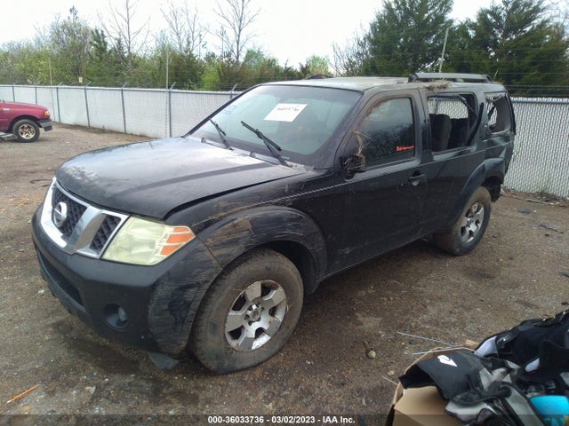 2008 NISSAN PATHFINDER S VIN: 5N1AR18U08C643929