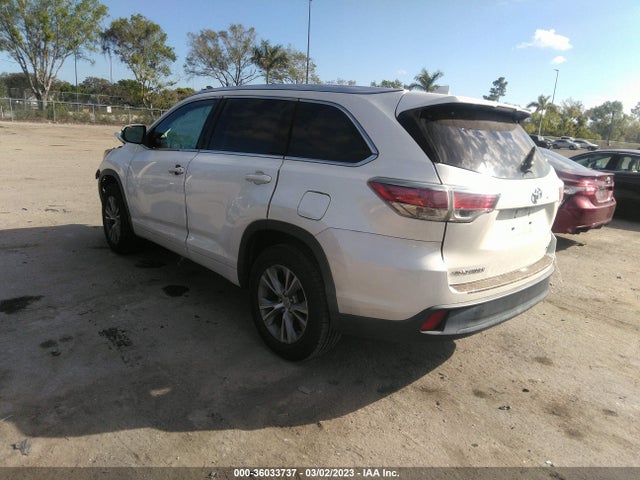 2014 TOYOTA HIGHLANDER XLE VIN: 5TDKKRFH7ES020397