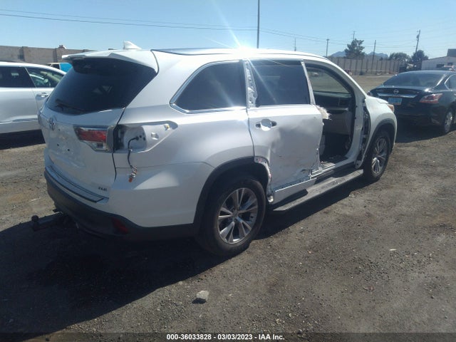 2015 TOYOTA HIGHLANDER XLE VIN: 5TDKKRFH2FS117525