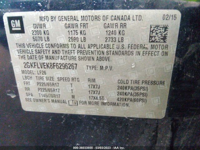 2GKFLVEK8F6296267 GMC Terrain Sle
