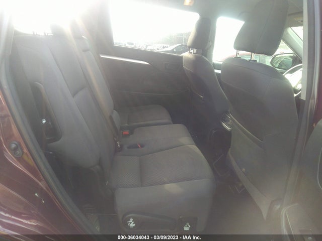 2018 TOYOTA HIGHLANDER LE VIN: 5TDZARFH5JS040613