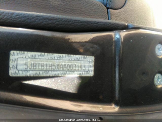 5J8TB1H5XAA003143 Acura Rdx Tech Pkg