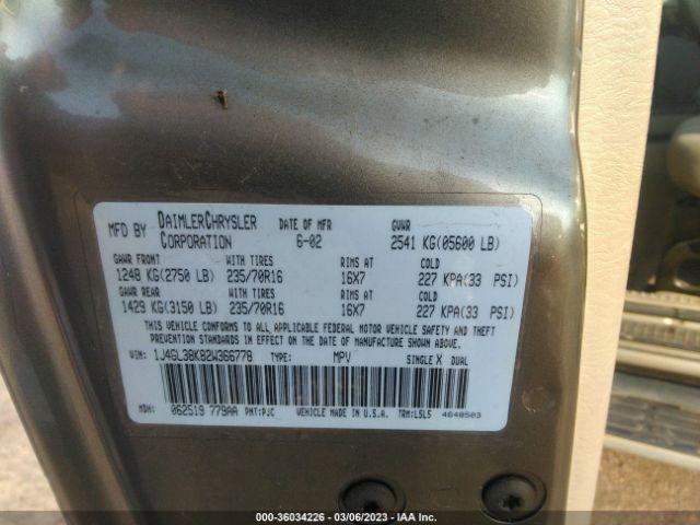 1J4GL38K82W366778 Jeep Liberty Renegade