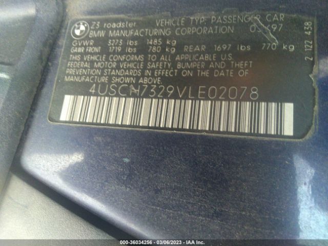 4USCH7329VLE02078 BMW 3 Series 1.9l