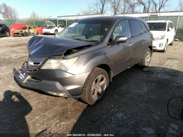 2HNYD28867H522001 Acura Mdx Sport/entertainment Pkg