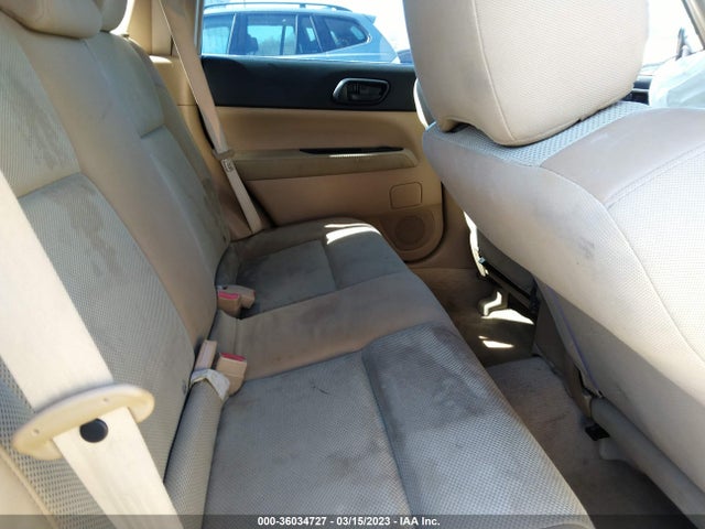 2005 SUBARU FORESTER (NATL) X VIN: JF1SG63645G753462