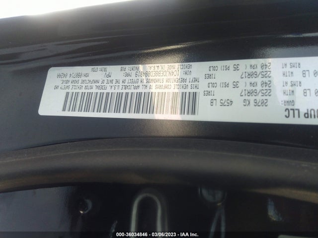 1C4NJDEB8ED884919 Jeep Compass Latitude