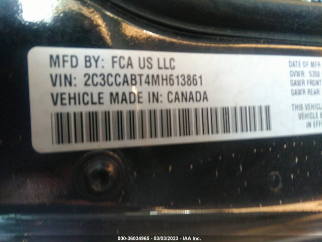 Chrysler 300 300s 2021 2C3CCABT4MH613861 Image 9