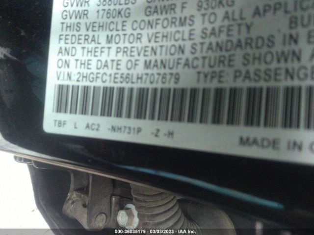 2HGFC1E56LH707679 Honda CIVIC SI SEDAN