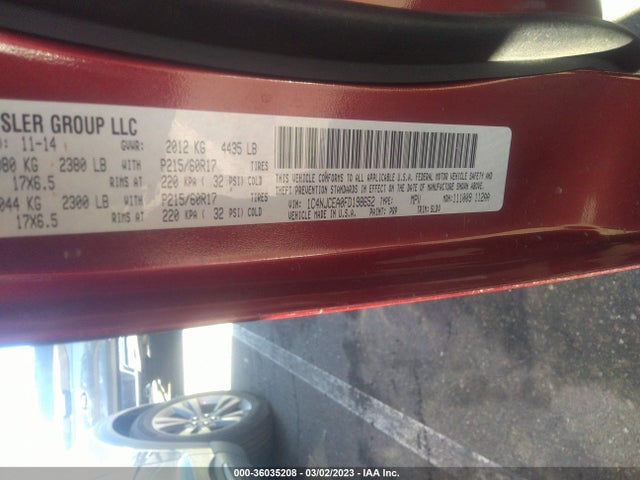 1C4NJCEA0FD198652 Jeep Compass High Altitude Edition
