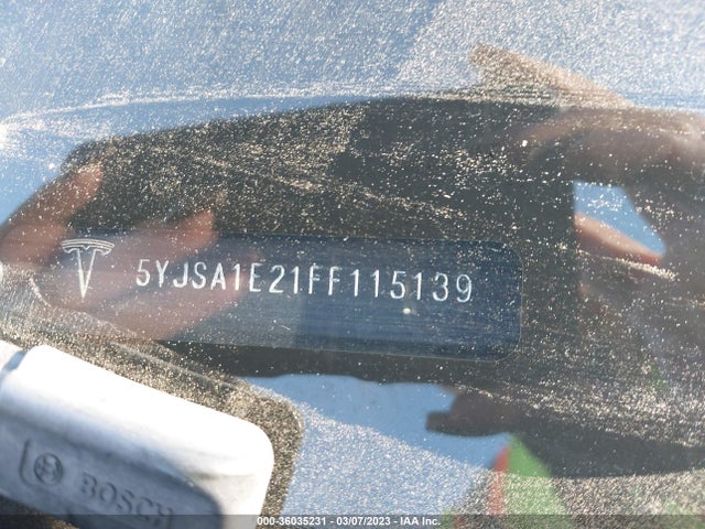 Tesla Model S 85d/70d/90d/p90d 2015 5YJSA1E21FF115139 Image 9