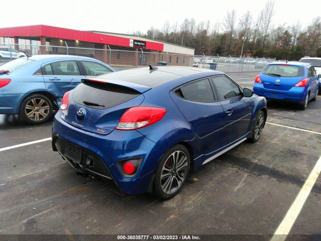 2016 HYUNDAI VELOSTER TURBO VIN: KMHTC6AE6GU285576