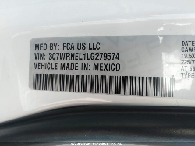 2020 Ram 5500, VIN: 3C7WRNEL1LG279574