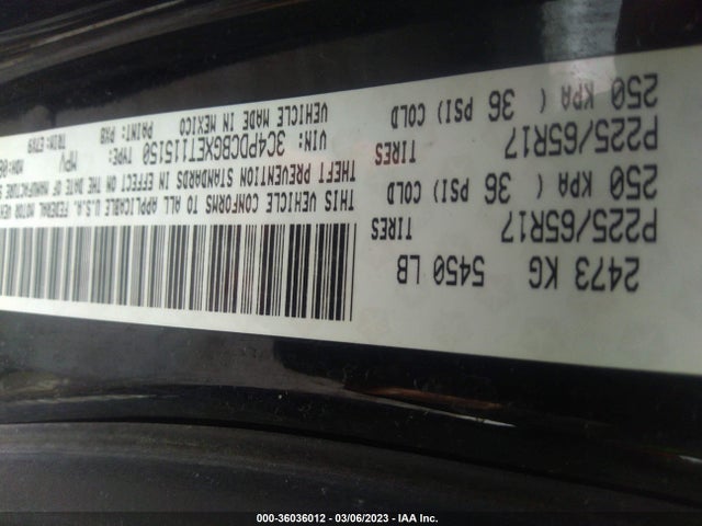 Dodge Journey Sxt 2014 3C4PDCBGXET115150 Image 9