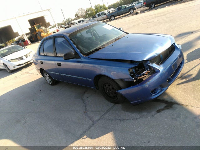 2002 HYUNDAI ACCENT GL VIN: KMHCG45C92U304096
