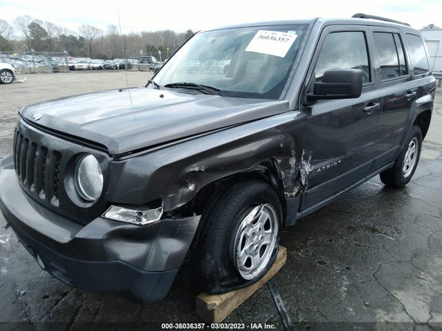 2016 JEEP PATRIOT SPORT VIN: 1C4NJRBB6GD556645