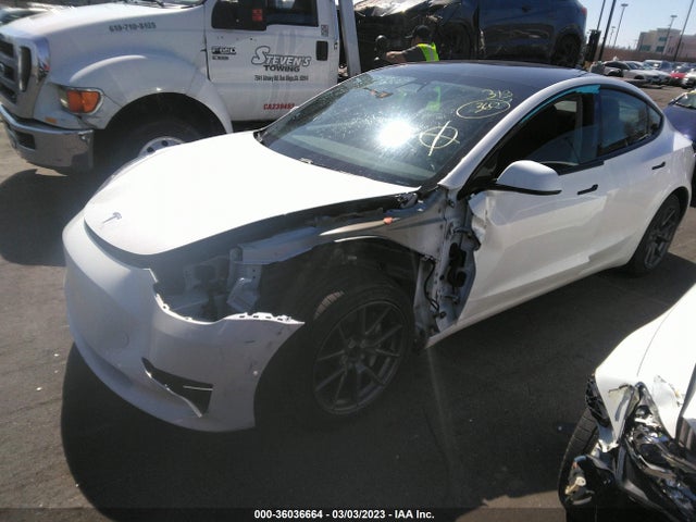 Tesla Model 3 Long Range 2021 5YJ3E1EB1MF068037 Image 2