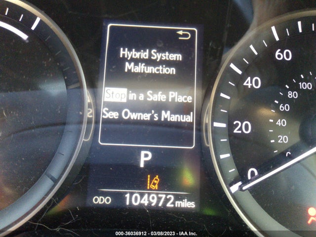 JTHBW1GG2G2119679 Lexus Es 300h Hybrid