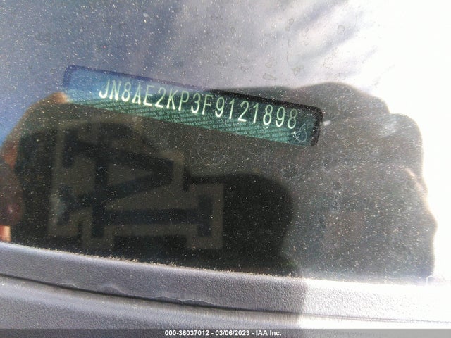 Nissan Quest Sl 2015 JN8AE2KP3F9121898 Image 9