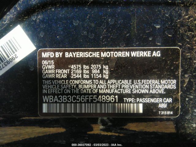 WBA3B3C56FF548961 BMW 3 Series 328i Xdrive
