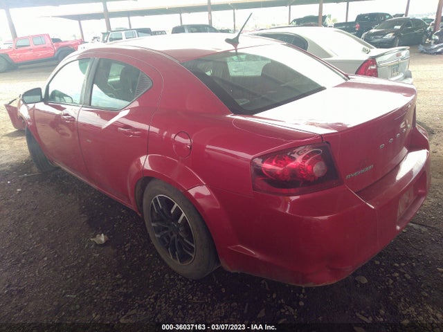 2014 DODGE AVENGER SXT VIN: 1C3CDZCB7EN217305
