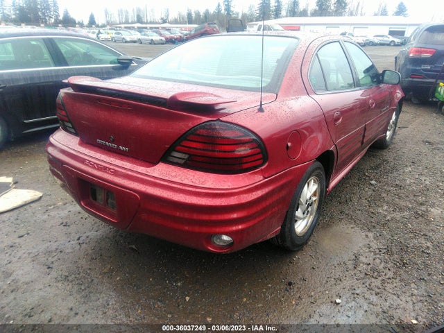 2001 PONTIAC GRAND AM SE1 VIN: 1G2NF52E41M535860