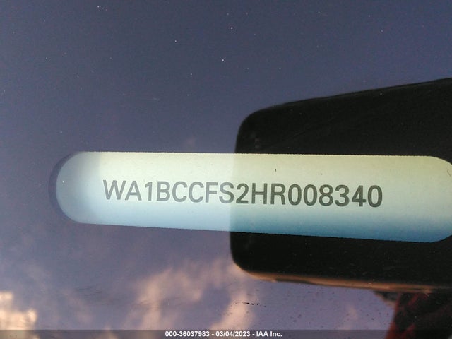 WA1BCCFS2HR008340 Audi Q3 PREMIUM