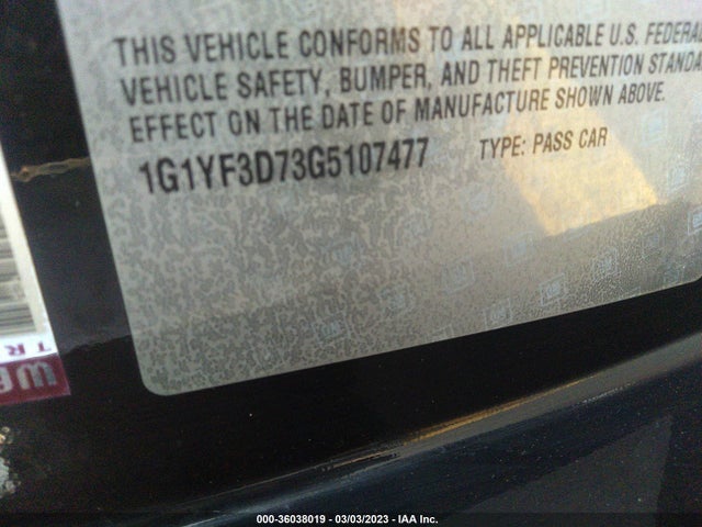 Chevrolet Corvette 3lt 2016 1G1YF3D73G5107477 Image 11