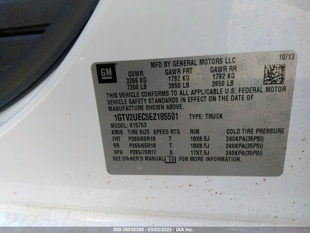 GMC Sierra 1500 Sle 2014 1GTV2UEC5EZ185501 Image 9