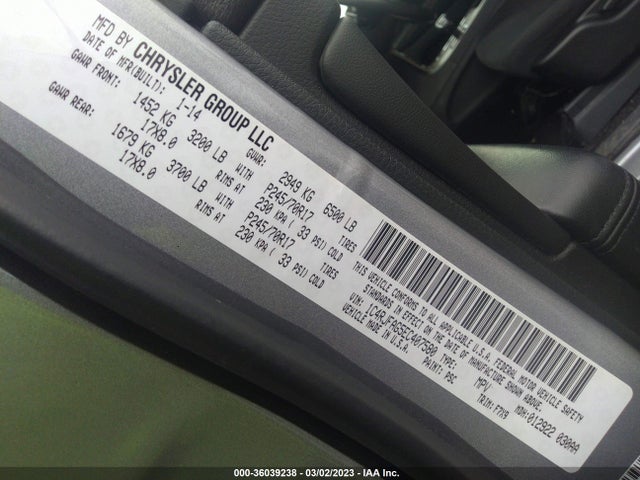 Jeep Grand Cherokee Laredo 2014 1C4RJFAG5EC407580 Image 10