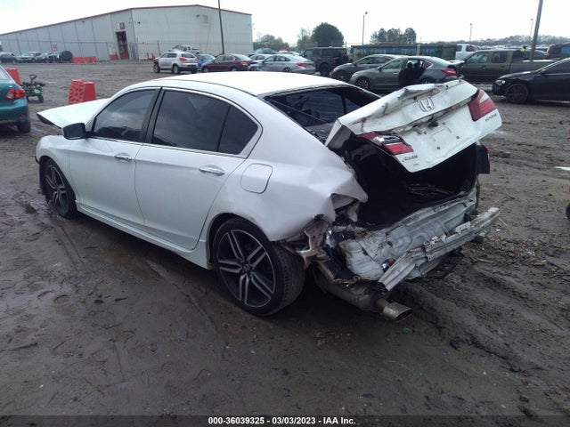2016 HONDA ACCORD SEDAN SPORT VIN: 1HGCR2F63GA013177