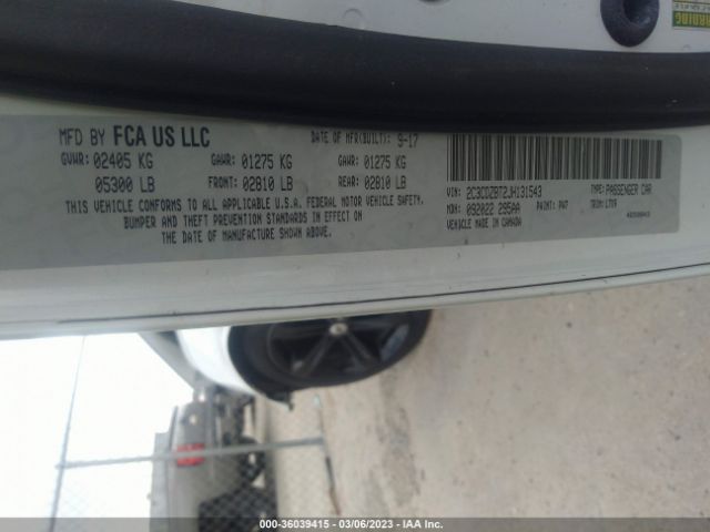 2C3CDZBT2JH131543 Dodge Challenger R/t