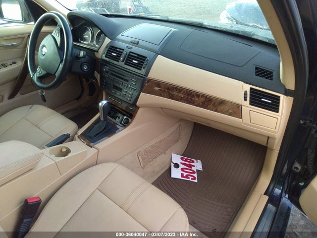 2008 BMW X3 3.0SI VIN: WBXPC934X8WJ14933