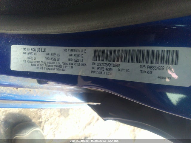 Chrysler 200 Limited 2016 1C3CCCAB0GN118881 Image 10