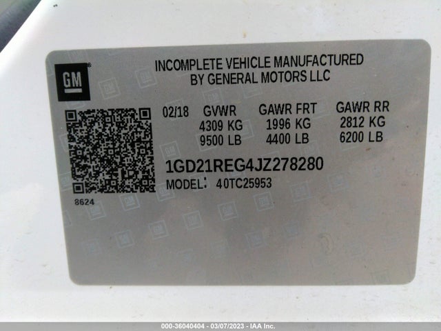 2018 GMC Sierra 2500HD, VIN: 1GD21REG4JZ278280