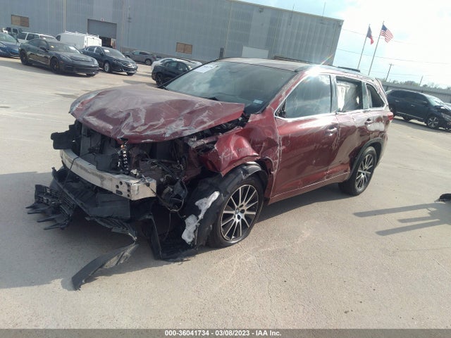 Toyota Highlander Xle/se 2017 5TDKZRFH2HS191610 Image 2