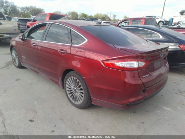 3FA6P0RU0ER176085 Ford Fusion Titanium Hybrid