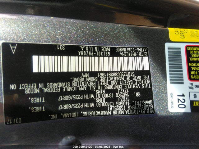 Toyota Sienna Xle Auto Access 2017 5TDYZ3DC8HS841961 Image 10