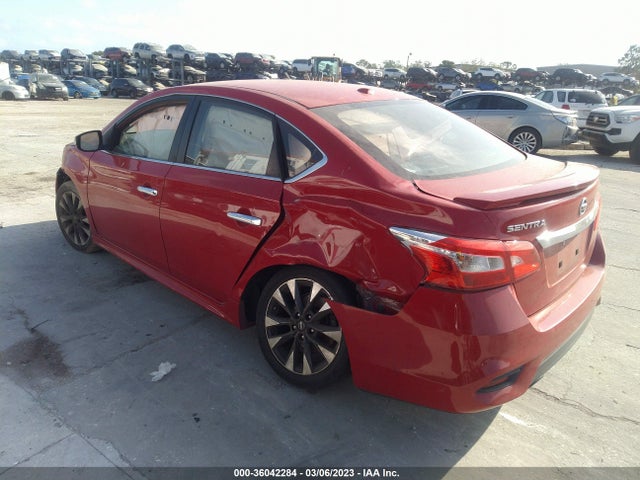 2016 NISSAN SENTRA SR VIN: 3N1AB7AP2GY257795