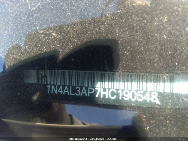 1N4AL3AP7HC190548 Nissan Altima 2.5 Sl