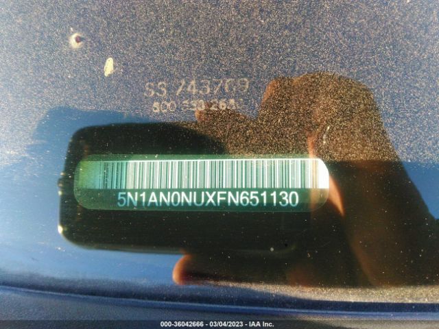 5N1AN0NUXFN651130 Nissan Xterra S